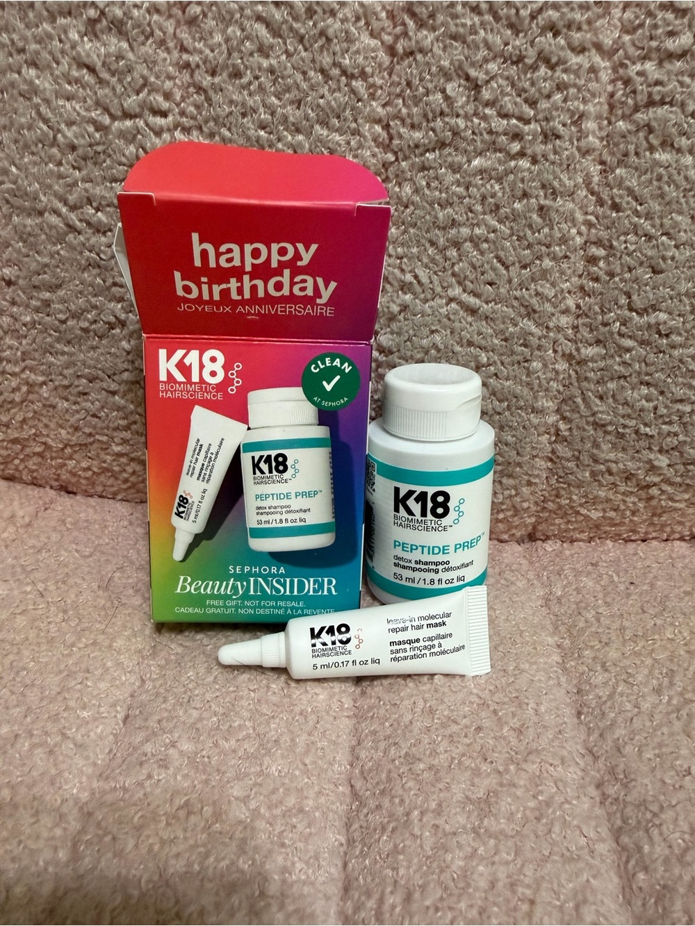 K18 Peptide Prep Shampoo & Repair Hair Mask